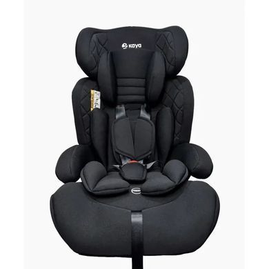 Автокрісло дитяче з бустером, група 1-2-3 (вага 9-36кг), Kaya Pulse PP-1240 Melange Black