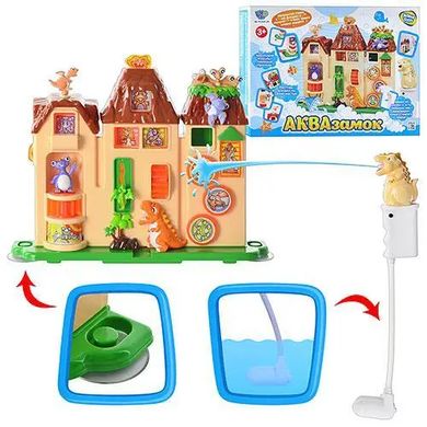 Водопад для купания Aqua Toys. ЗАМОК. Детская игрушка для воды для ванной, M 2234 U/R