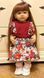 Лялька вінілова 55см, ручна робота, з довгим волоссям у сукні, Reborn Baby Doll 79
