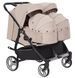 Коляска універсальна 2 в 1 для двійні, CARRELLO Connect CRL-5502/1 Cotton Beige, бежева, Карелло Коннект