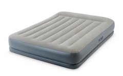 Ліжко надувний Intex Mid-Rice Airbed з вбудованим електричним насосом, 64118, 152*203*33 см