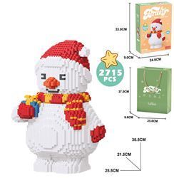 Конструктор новорічний bricks "Сніговик", 2715 дет, C0108