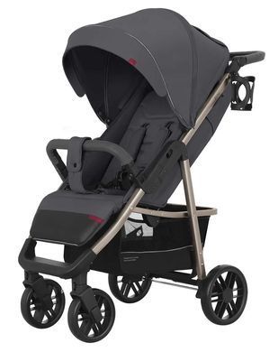 Коляска прогулочная Carrello Echo CRL-8508 Midnight Gray, серая, Карелло Эчо, до 22 кг, UPF 50+