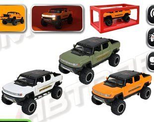 Автомодель металева, машинка АВТОПРОМ 21*11*9см "Hummer pickup truck" AP7738
