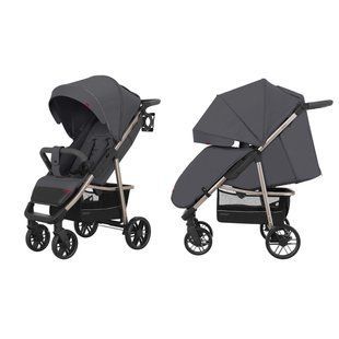 Коляска прогулянкова, візочок Carrello Echo CRL-8508 Midnight Gray, сіра, Карелло Ечо, до 22 кг, UPF 50+