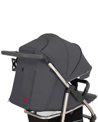 Коляска прогулочная Carrello Echo CRL-8508 Midnight Gray, серая, Карелло Эчо, до 22 кг, UPF 50+