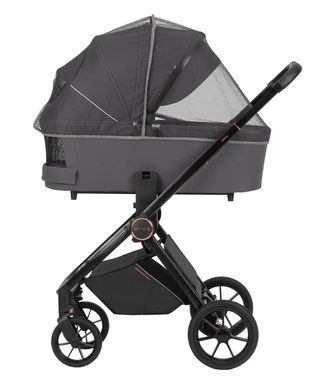 Коляска універсальна 2 в 1, CARRELLO Ultra CRL-6525 2 в1 Sonic Grey, сіра, візок Карелло Ультра 2024