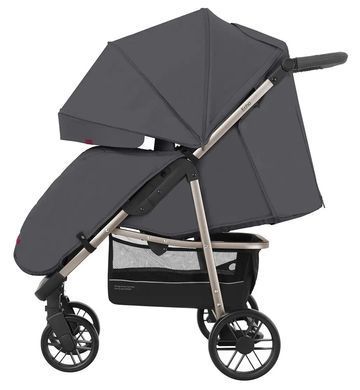 Коляска прогулочная Carrello Echo CRL-8508 Midnight Gray, серая, Карелло Эчо, до 22 кг, UPF 50+