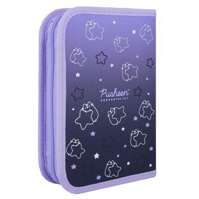 Пенал твердый одинарный с двумя клапанами Yes Pusheen Stellar HP-04