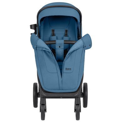 Коляска прогулянкова CARRELLO Bravo SL CRL-5520 Cobalt Blue 2024, синя, візочок Карелло Браво