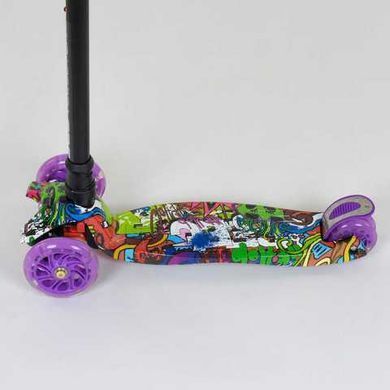 Самокат 3-колісний Best Scooter, А 24646 / 779-1390 MAXI, d = 12см колеса, що світяться