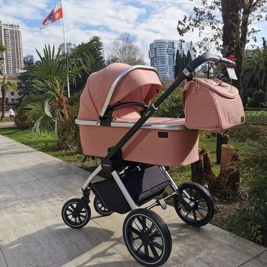 Коляска універсальна 2 в 1, візочок CARRELLO Optima CRL-6503 2in1 Hot Pink, рожева, Карелло Оптима