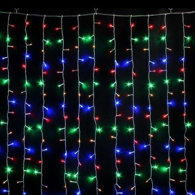 Гірлянда світлодіодна штора 300 LED, кольорова 2,0&times;2,0 м