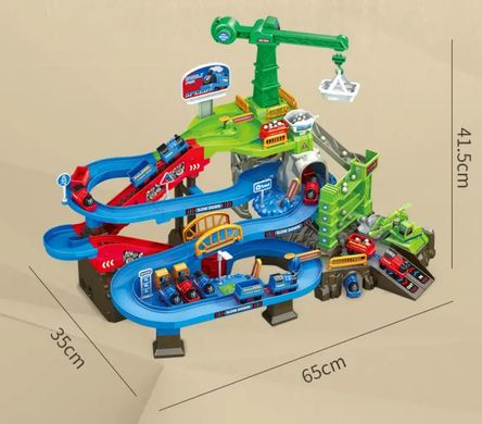 Игровой набор "Автотрек", электроподъёмник, звуковые эффекты Т 911 А