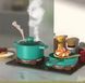 Детская игровая кухня "Spray Kitchen", звук, вода, свет, пар, яйцеварка, 63 предмета, 83см, 889-235