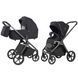 Коляска универсальная 2 в 1, CARRELLO Vector CRL-6551 2в1 Shadow Black, черная, Карелло Вектор