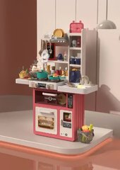 Детская игровая кухня "Spray Kitchen", звук, вода, свет, пар, яйцеварка, 63 предмета, 83см, 889-236
