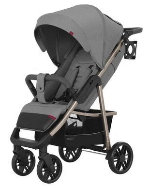 Коляска прогулянкова, візочокCarrello Echo CRL-8508 Rhino Gray, світло-сіра, Карелло Ечо, до 22 кг, UPF 50+