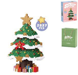 Конструктор новорічний bricks "Ялинка", 2837дет, C0109