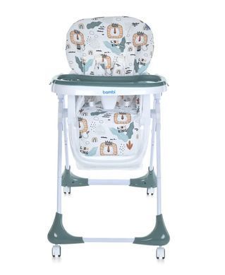 Стульчик для кормления Bambi, ремни безопасности, M 3233 Lion King Teal