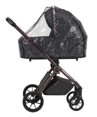 Коляска універсальна 2 в 1, CARRELLO Ultra CRL-6525 2 в1 Night Black, чорна, візок Карелло Ультра 2024