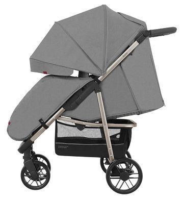 Коляска прогулянкова, візочокCarrello Echo CRL-8508 Rhino Gray, світло-сіра, Карелло Ечо, до 22 кг, UPF 50+