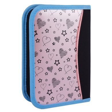 Пенал твердый одинарный с двумя клапанами Yes Cute Unicorn HP-04