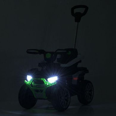 Квадроцикл детский (электромобиль), каталка-толокар с ручкой и мотором 25W, музыка, UCB, M 5944EBLR-5