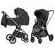 Коляска універсальна 2 в 1, CARRELLO Ultra CRL-6525 2 в1 Night Black, чорна, візок Карелло Ультра 2024
