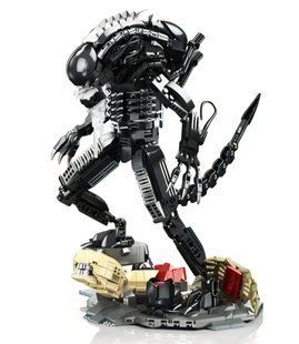 Конструктор герой Alien Ксеноморф (Чужий), 882 деталей, JJ9154