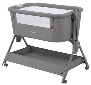 Детская приставная кровать CARRELLO Molto CRL-15502 Leviro Grey