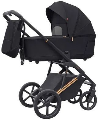 Коляска универсальная 2 в 1, CARRELLO Sigma CRL-6523 2в1 Iridium Black, черная, Карелло Сигма