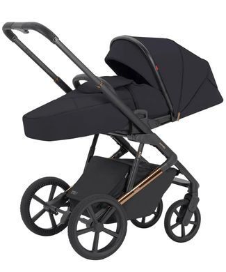 Коляска универсальная 2 в 1, CARRELLO Sigma CRL-6523 2в1 Iridium Black, черная, Карелло Сигма