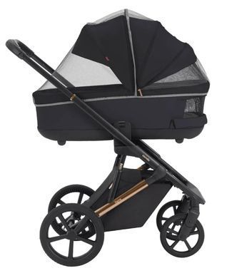 Коляска универсальная 2 в 1, CARRELLO Sigma CRL-6523 2в1 Iridium Black, черная, Карелло Сигма