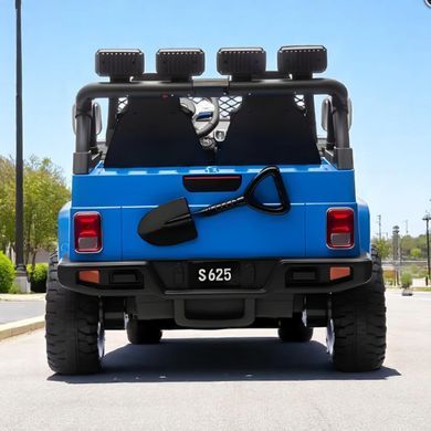 Електромобіль дитячий двомісний машина джип з м'яким сидінням M 6108EBLR-4(24V)