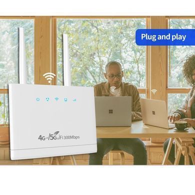 Wi Fi модем-роутер 3G/4G/5G LTE SIM (300 Mbps), CPE R311