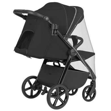 Коляска прогулочная CARRELLO Bravo SL CRL-5520 Ink Black 2024, черная, Карелло Браво