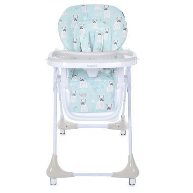 Стульчик для кормления Bambi, ремни безопасности, M 3233 Puppy Boy Beige