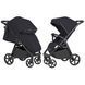 Коляска прогулочная CARRELLO Bravo SL CRL-5520 Ink Black 2024, черная, Карелло Браво