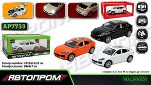 Автомодель металева, машинка АВТОПРОМ 20*8*7см "Porsche cayenne" AP7733