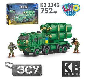 Конструктор для хлопчиків LIMO TOY "Військова бойова машина, Ракетний комплекс "Нептун", 752 деталі, KB 1146