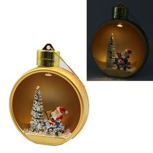 Ялинкова куля LED 3D фігурка "Gold" 12х9,5х6 см, 746543