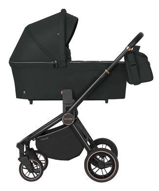 Коляска універсальна 2 в 1, CARRELLO Epica CRL-8510/1 (2in1) Space Black, чорна, Карелло Епіка