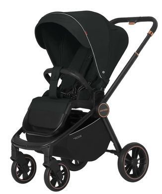 Коляска універсальна 2 в 1, CARRELLO Epica CRL-8510/1 (2in1) Space Black, чорна, Карелло Епіка