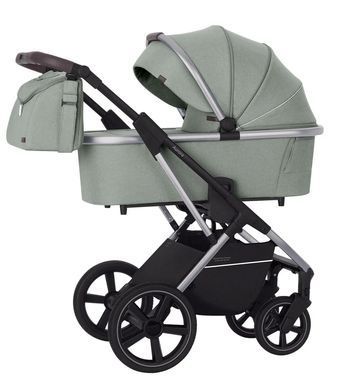 Коляска универсальная 2 в 1, CARRELLO Aurora CRL-6505 2in1 Tea Green, зеленая, Карелло Аврора