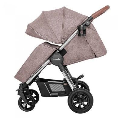 Коляска прогулочная Carrello Supra CRL-5510 Bisquit Beige, бежевая, Карелло Супра, до 22 кг, надувные колёса