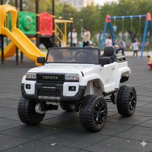 Електромобіль дитячий двомісний джип Тойота з м'яким сидінням (M 6296EBLR-1(24V))
