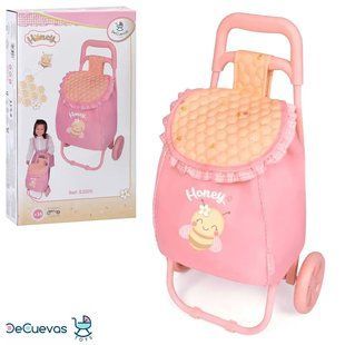 Дитяча сумка на колесах, іграшковий візок DeCuevas Honey, 66*30*36см, 52070