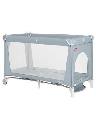 Манеж дитячий CARRELLO Piccolo+ CRL-18102 Ash Grey (Карелло Піколо), дворівневе дно, 125х65х69 см
