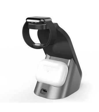 Бездротова зарядка Wireless Charger 3в1, 15W, HYD-H18